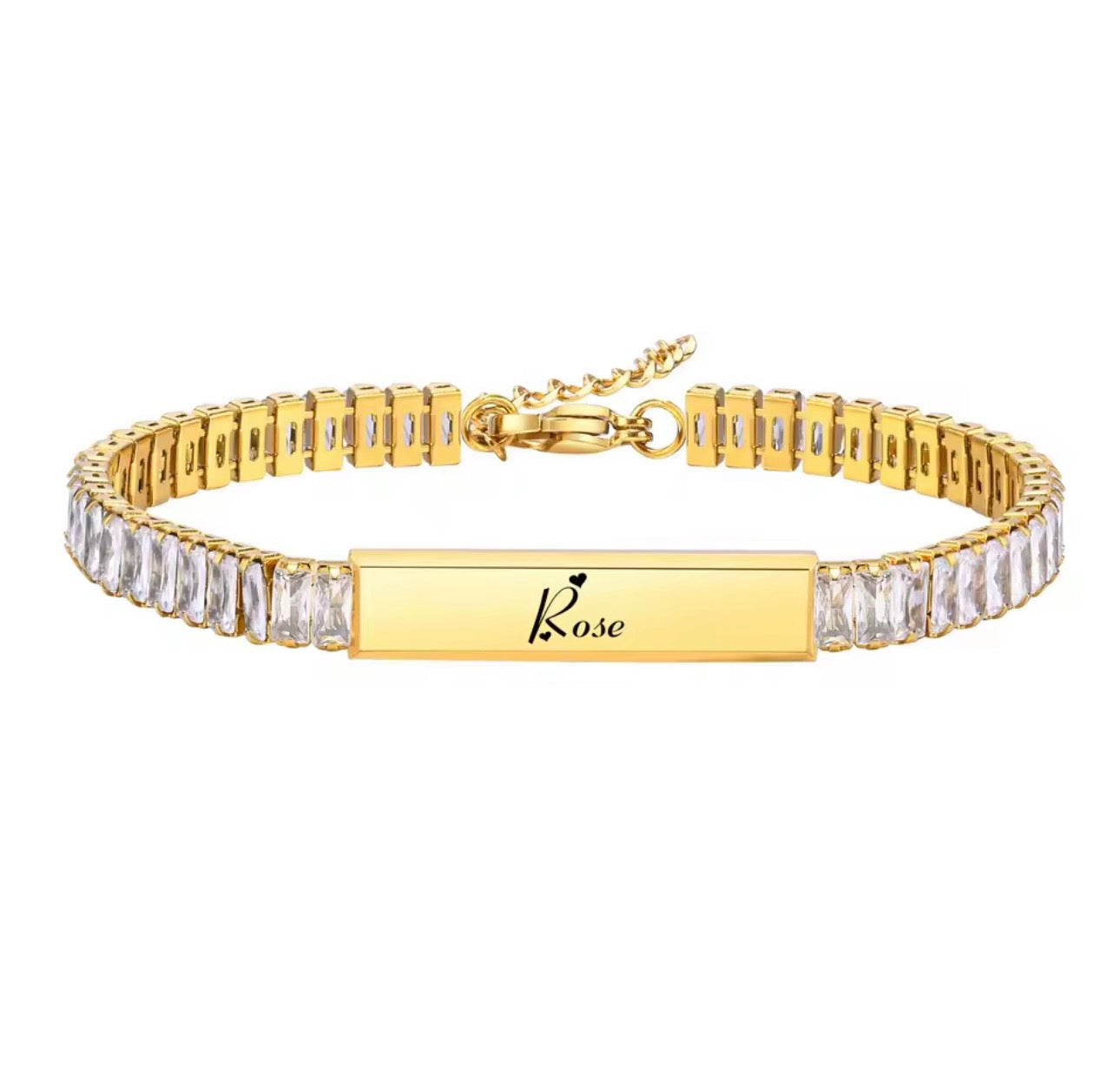 Custom Personalised Crystal Bracelet