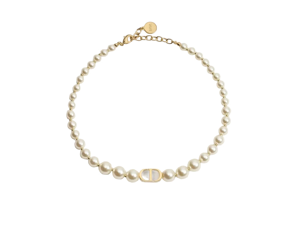 Dior CD Pearl Necklace
