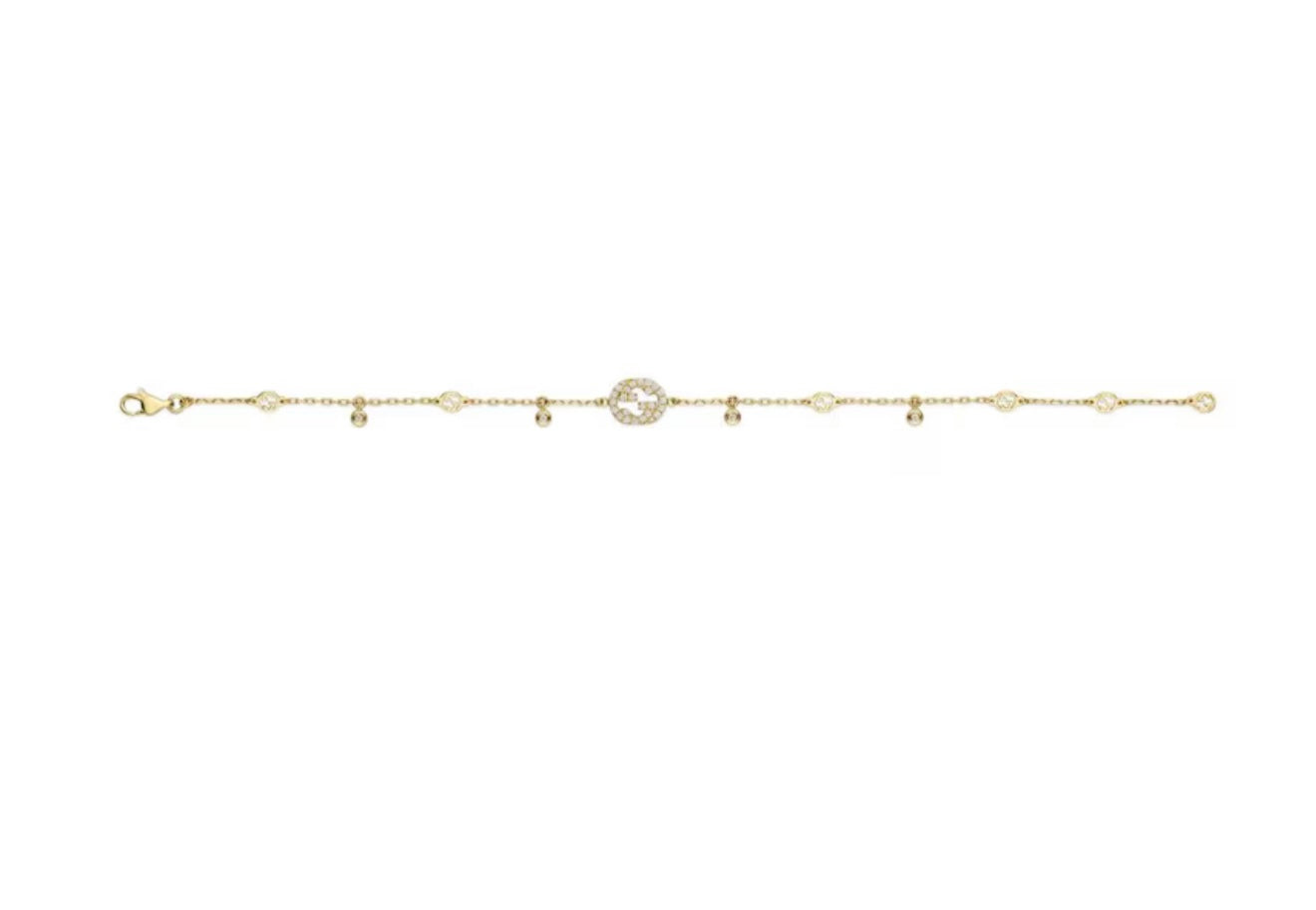 Gucci Interlocking Dimond Bracelet