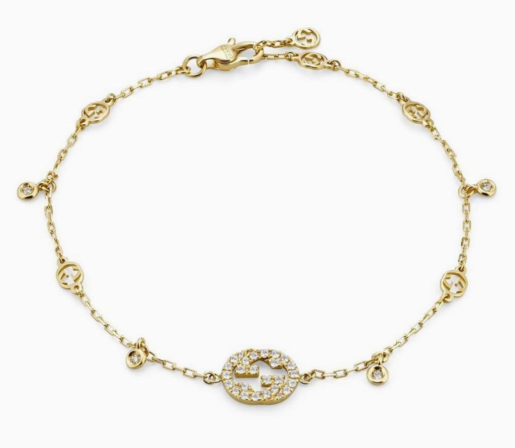 Gucci Interlocking Dimond Bracelet