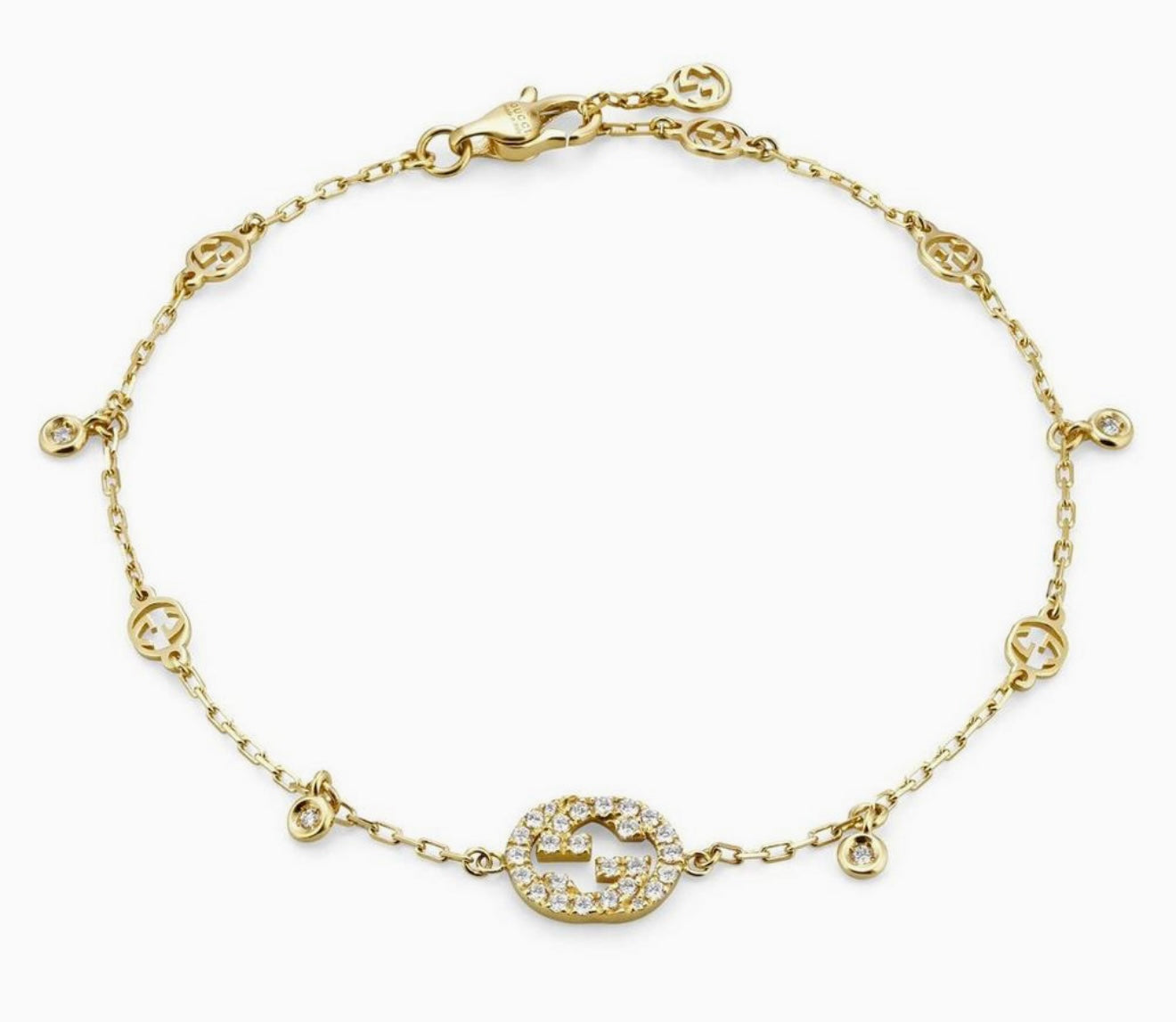 Gucci Interlocking Dimond Bracelet