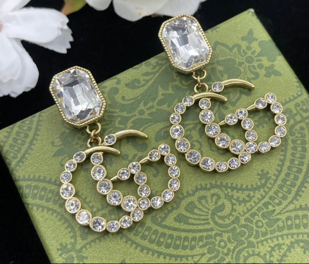 GG Crystal Earrings