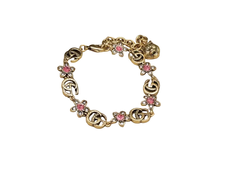 Gucci Pink Floral Bracelet